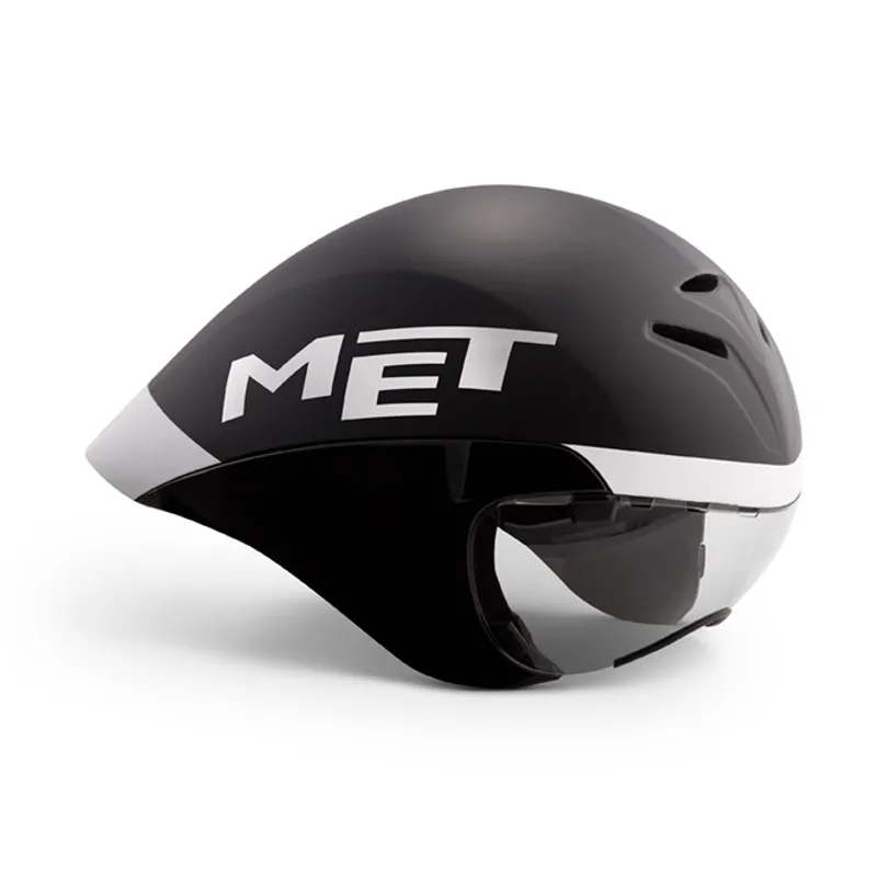 MET Drone Helmet in Black/White